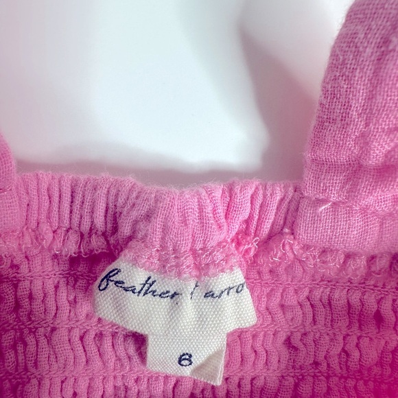 Pink Ruffled Kids Top - Picture 4 of 4